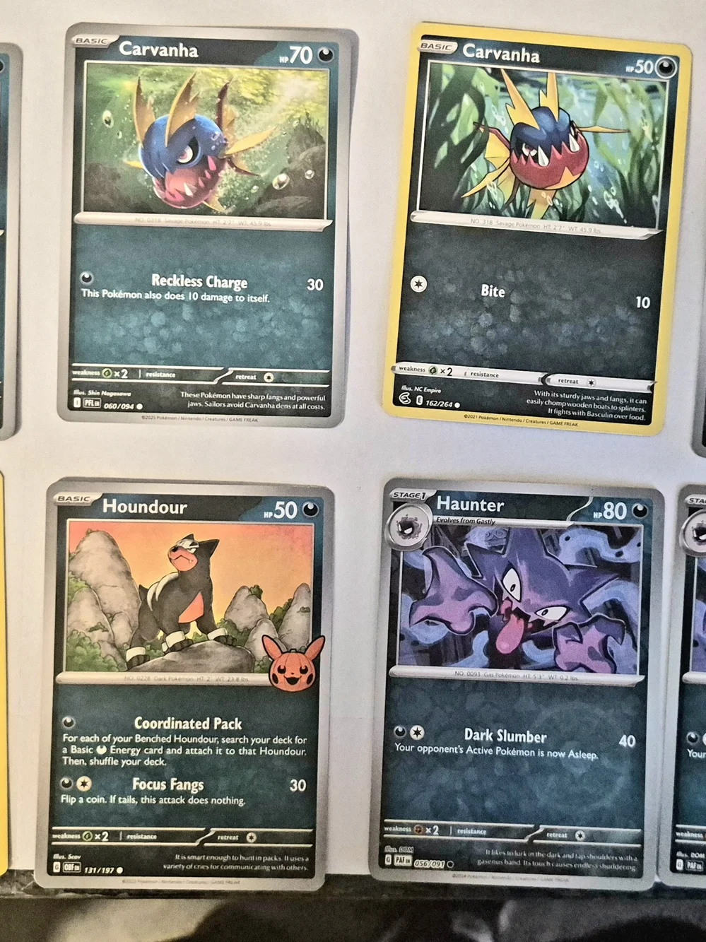 Pokémon TCG Bulk Lot Trading Card Collection Black & Blue